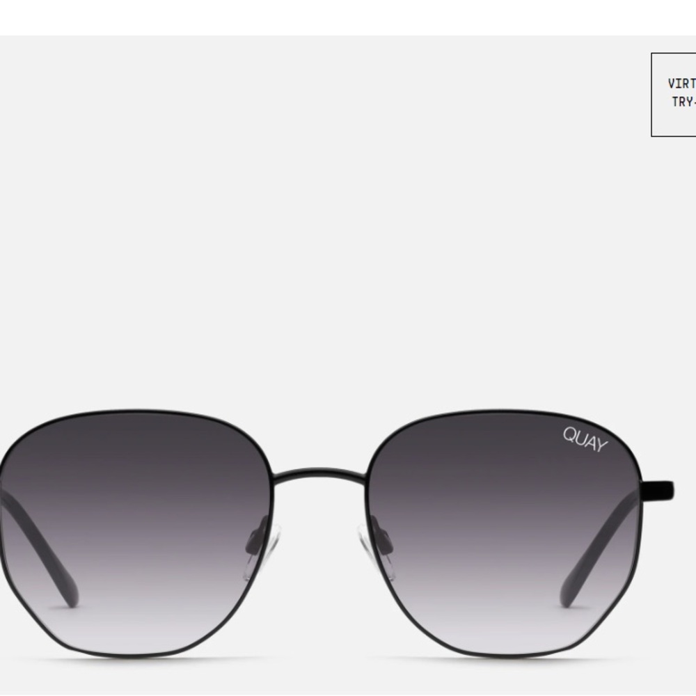 Quay Polarized Sunglasses - Big Time - Black